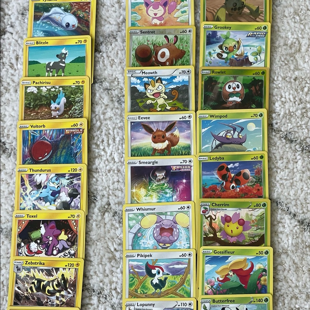 Pokémon cards 60